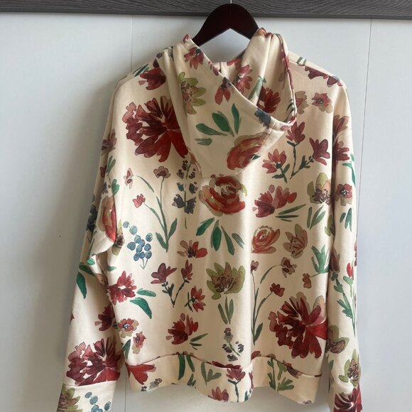 Profound Painterly Flower Hoodie - Picture 3 of 4